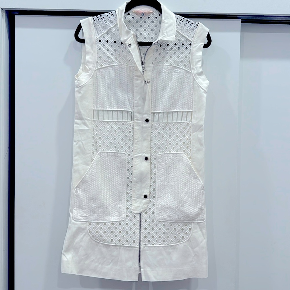 Rebecca Taylor White Eyelet Dress
